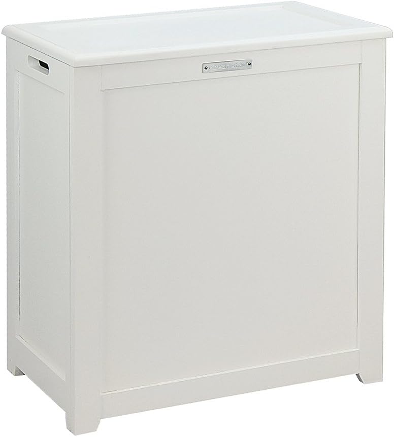 Oceanstar Storage Laundry Hamper, White - Image 2