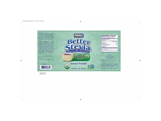 Now Foods Better Stevia Extract Powder – 1 lb tub - Image 8