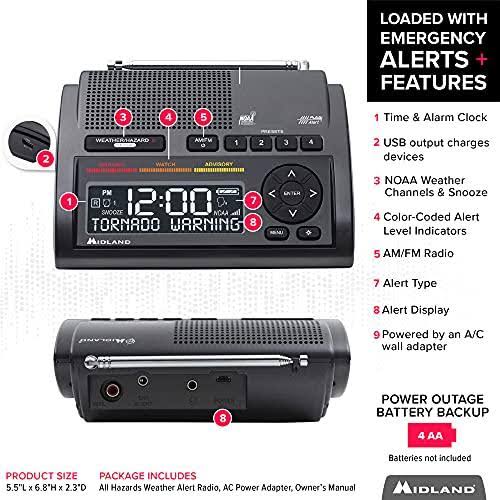 Midland WR400 Deluxe NOAA Weather Radio - Image 9