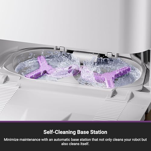 Eureka J15 Pro Ultra Robot Vacuum and Mop with Self Emptying Base, 16,200 Pa Suction, Flex-Arm Design Mop, Auto Mop Hot Water Washing & Hot Air Drying, Anti-Tangle, AI Obstacle Avoidance, Black - Image 5