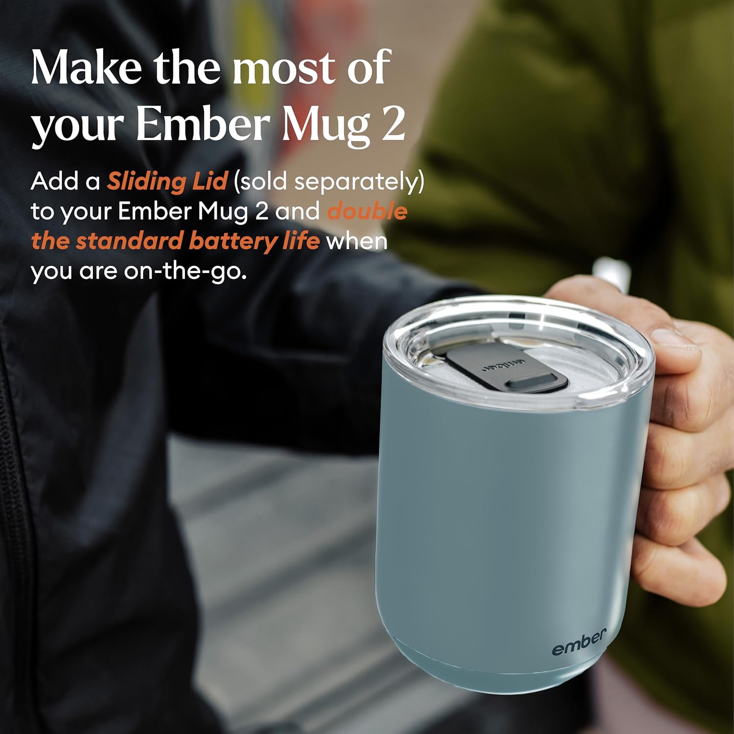 Ember Temperature Control Smart Mug 2, 14 Oz, App-Controlled Heated Coffee Mug with 80 Min Battery Life and Improved Design, White - Image 68