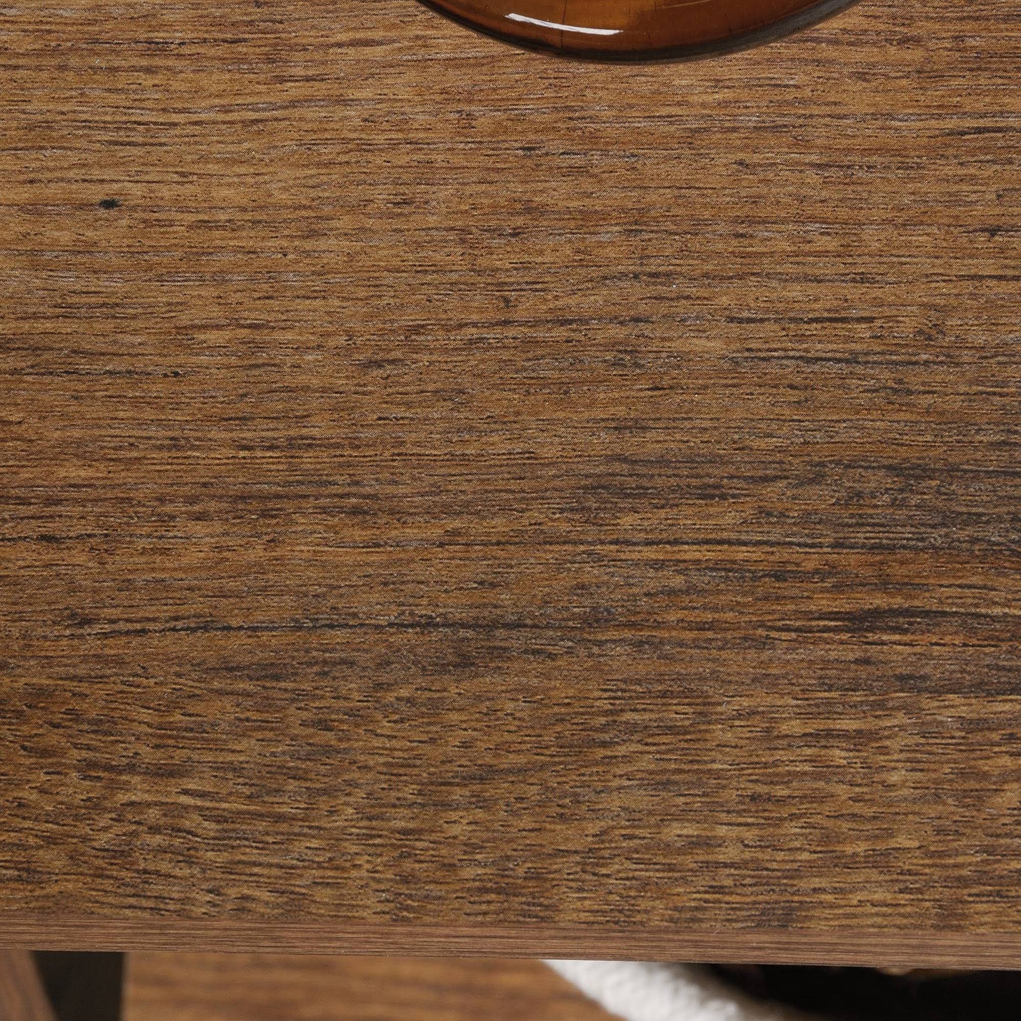 Sauder Trestle 5-Shelf Bookcase – Vintage Oak - Image 3