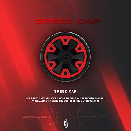 EASTON Ghost X Hyperlite -12 (2 3/4) USSSA Senior League Baseball Bat | 2019 | 1 Piece Composite | EXACT Carbon | Speed End Cap | Lizard Skin Grip - Image 10
