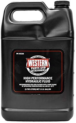 Western Genuine Original Hydraulic Fluid Snow Plow Oil 49330 Gallon Bottle