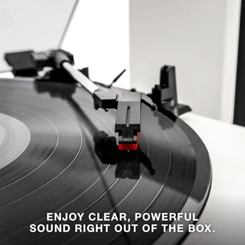 Victrola The Quincy 6-in-1 Bluetooth Record Player & Multimedia Center with Built-in Speakers ?C 3-Speed Turntable, CD & Cassette Player, AM/FM Radio, Wireless Music Streaming (Natural) - Image 23
