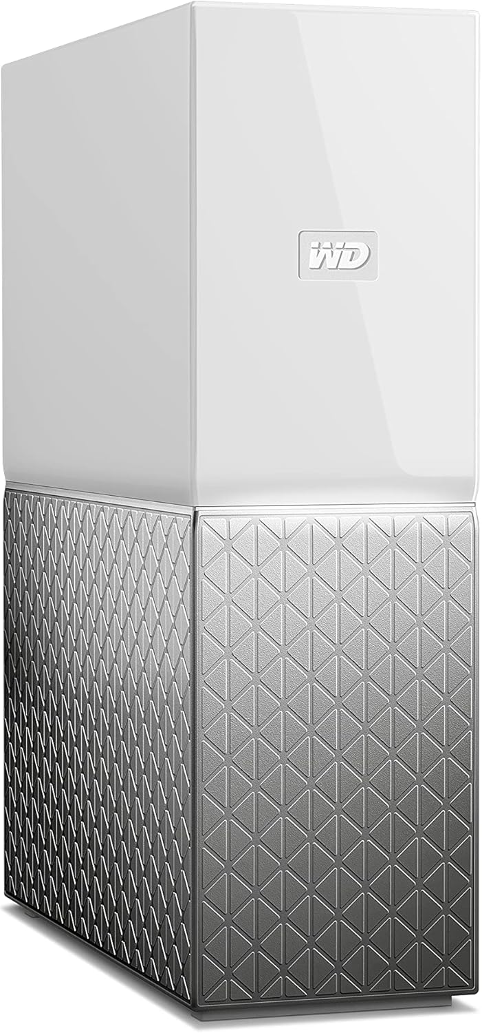 WD 4TB My Cloud Home Personal Cloud – WDBVXC0040HWT-NESN, Single Drive, White