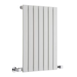Hudson Reed NAHB0247 Sloane – White Horizontal Flat Panel Designer Radiator 25 x 16 1/2
