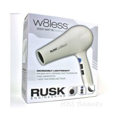 Rusk W8less Hair Dryer 2000 Watts, Very Lightweight – New