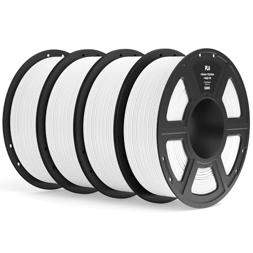 ELEGOO PLA Filament 1.75mm Bundle 4KG, 3D Printer Filament Dimensional Accuracy +/- 0.02mm, 4pcs 1kg Spool(2.2lbs) Fit Most FDM 3D Printers (Black, White, Dark Blue, True Red) - Image 17