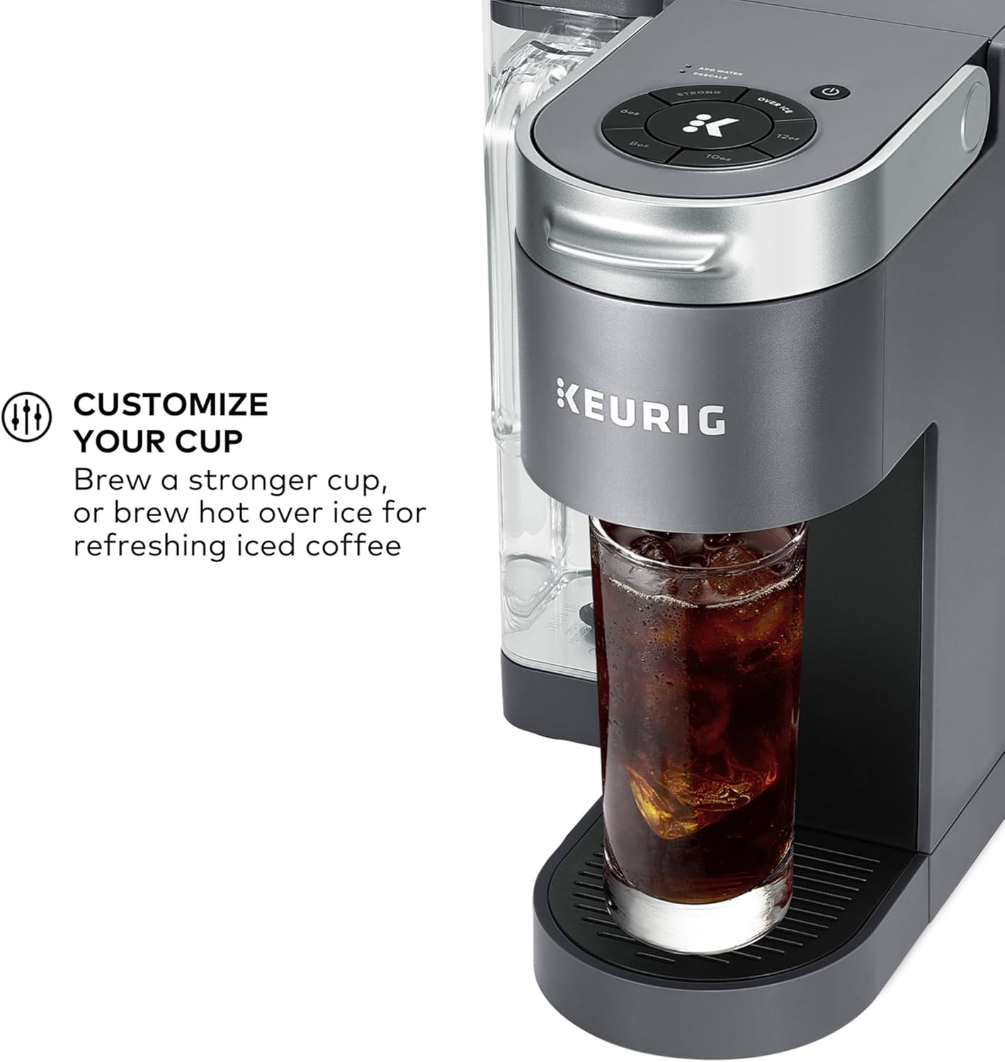 Keurig K-Supreme Single Serve K-Cup Pod Coffee Maker, MultiStream Technology, 4 Brew Sizes, 66oz Dual-Position Removable Reservoir, Black - Image 16