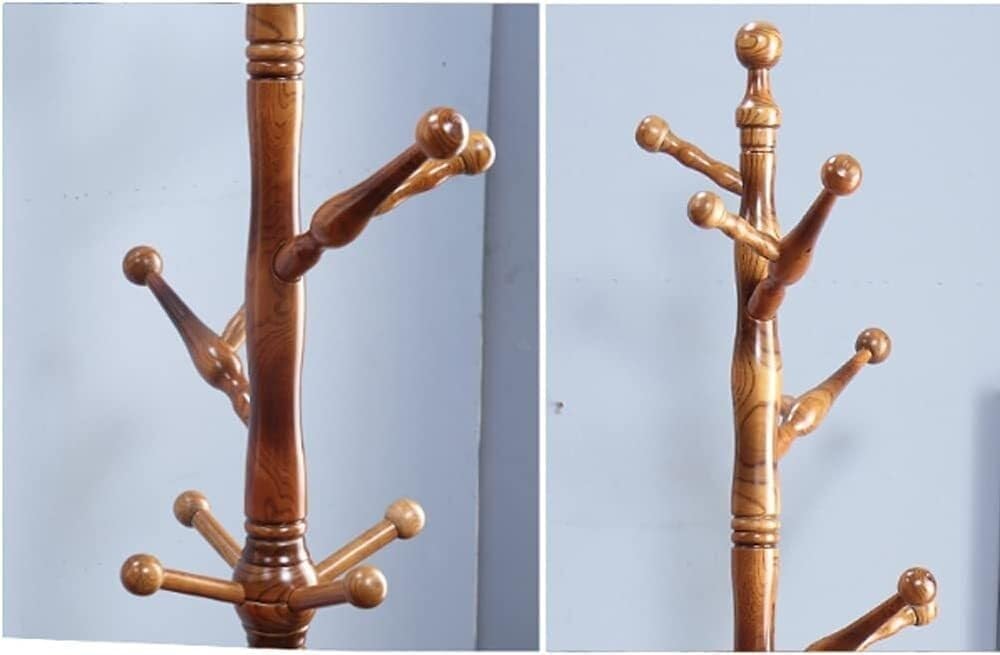 Clothes Stand Modern Coat Rack Solid Wooden Standard Rod 12 Hook Entryway Hall Bedroom Clothes Rack for Clothes Hat Jacket Scarf Hanger New Furniture - Image 3