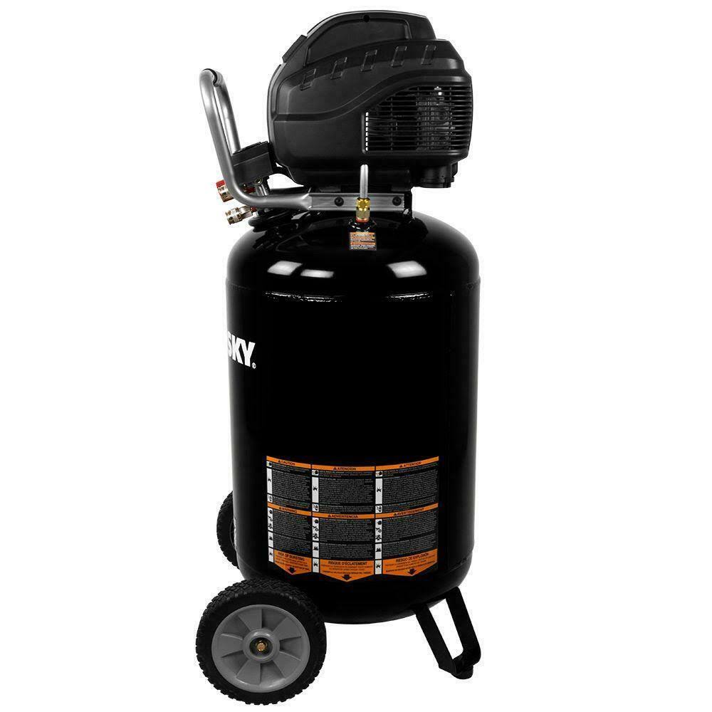 Husky 30 gal. 175 PSI High Performance Quiet Portable Electric Air Compressor - Image 2
