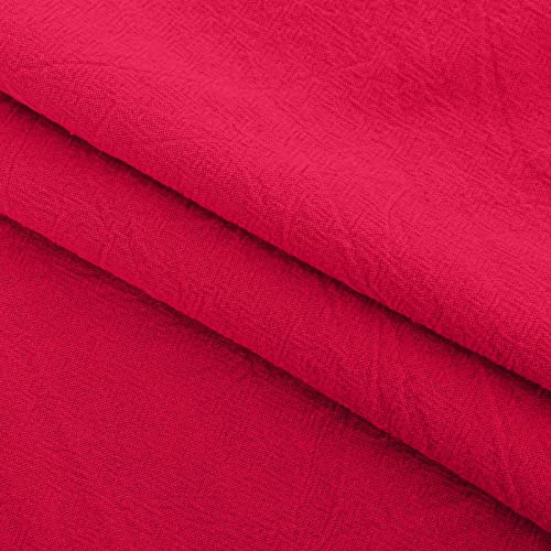 Women’s Cotton Linen Casual Summer Harem Pants Solid Color Loose Wide Leg Pant Comfortable Sweatpants with Pocket - Image 5