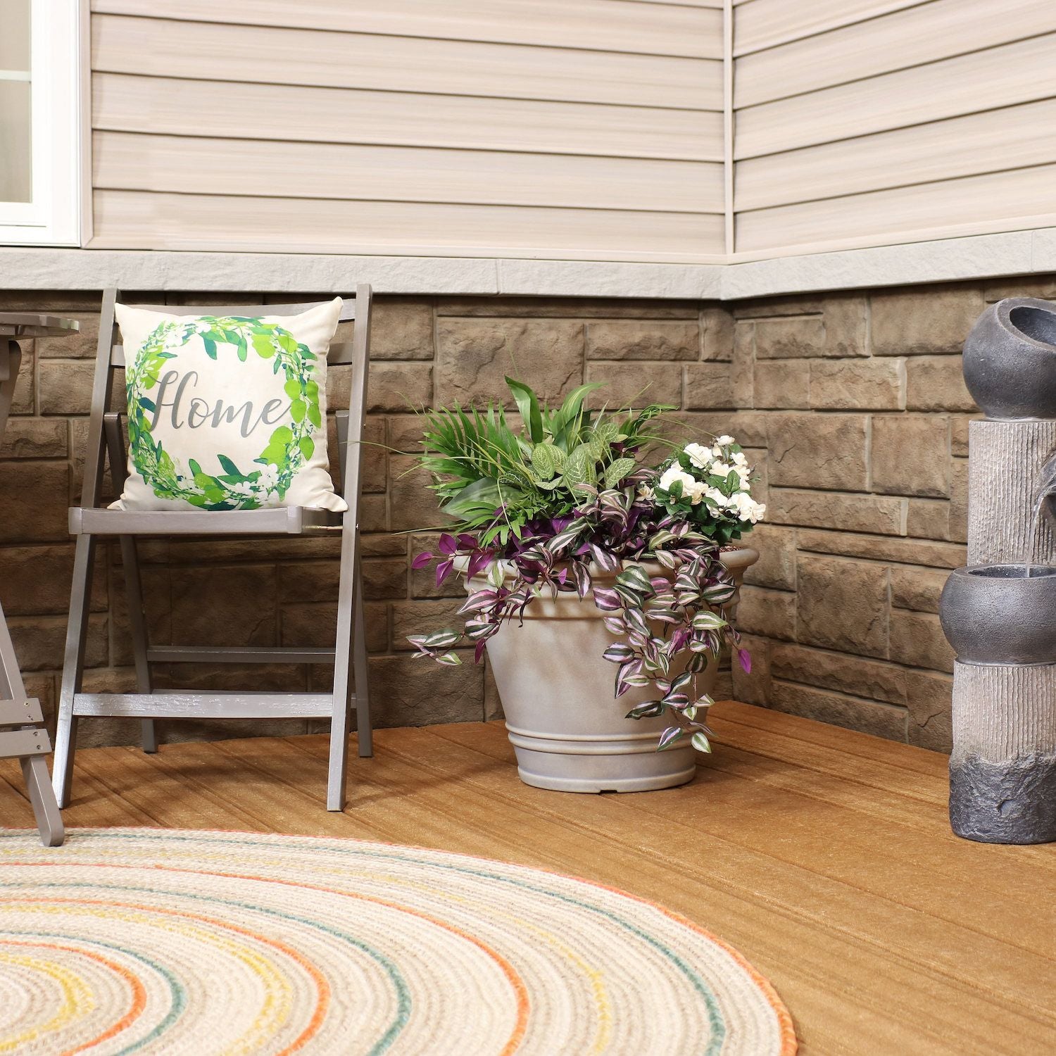 Sunnydaze Franklin Polyresin Outdoor Flower Pot Planter – 20 - Image 5