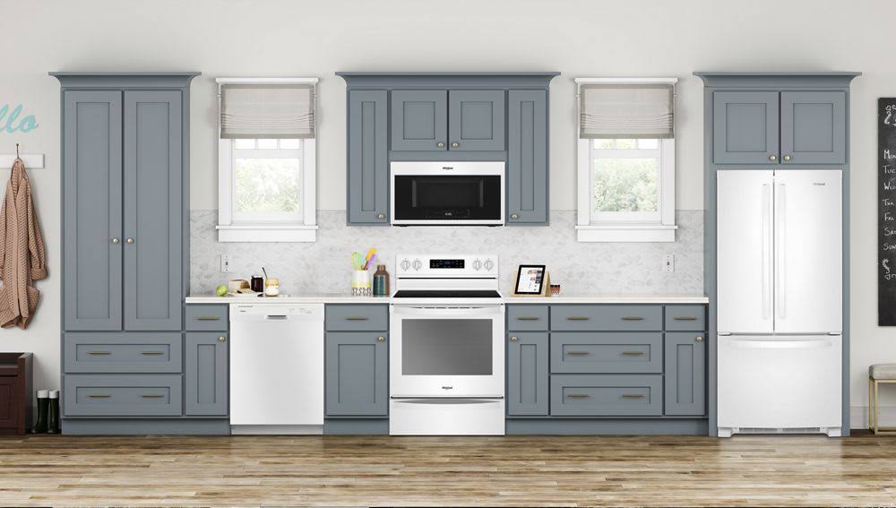 Whirlpool WMH78019HW 1100W Built-In Convection Microwave Hood Combo – 1.9 cu ft – White - Image 5