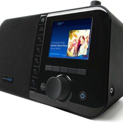 Grace Digital Mondo Elite Smart Internet Radio, Bluetooth, Wi-Fi, 7-Day Alarm ?C Microphone-Free (Black)