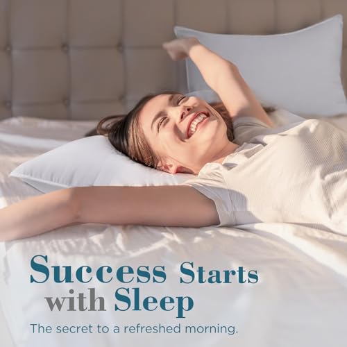 viewstar Bed Pillows King Size Set of 2, Hotel Quality, Down Alternative Big Pillow for Back, Stomach or Side Sleepers, Firm - Image 45