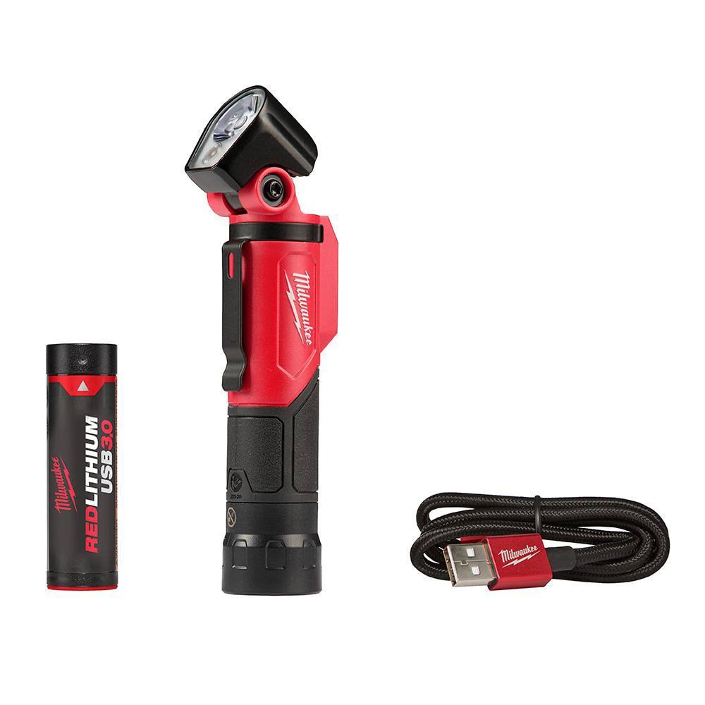 Milwaukee 2113-21 500 Lumens LED Pivoting Rechargeable Flashlight - Image 2