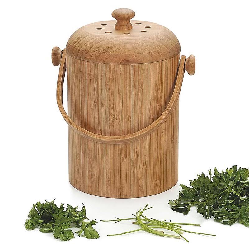 Rsvp Bamboo Compost Pail - Image 4