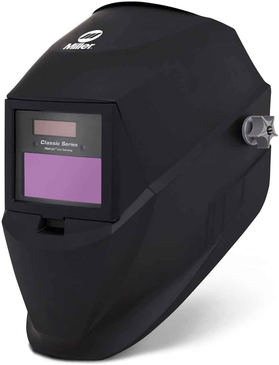 Miller 287803 Classic Series Auto Darkening Welding Helmet with ClearLight Lens, Black - Image 2