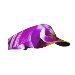 Alternative view of LSZJSGQ Butterfly Seamless Tile Print Sports Sun Visor Hats Fashion Adjustable Novelty Summer Sun Cap Visor Cap for Women Men