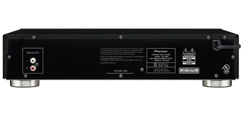 Pioneer Pd-10ae CD Player – Black - Image 3