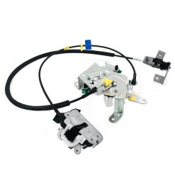 6C3Z-28264A01-A Rear Door Latch Lock & Cable Assembly – Left Driver Side Compatible with Ford F-250 F-350 F-450 F-550 Super Duty 1999-2007 Upper & Lower Locking Latches Complete Set 6C3Z28264A01A Pack of 2