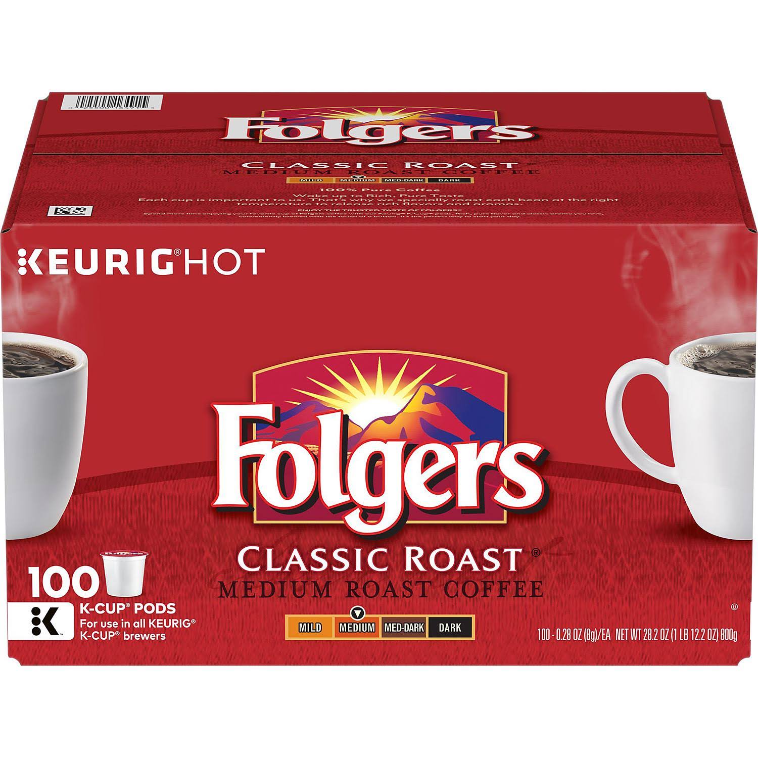 Folgers Classic roast Coffee K Cups 100 ct - Image 2