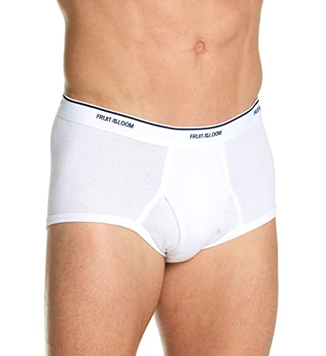 Fruit of the Loom Big Mens White Briefs 9 Pack - Image 2