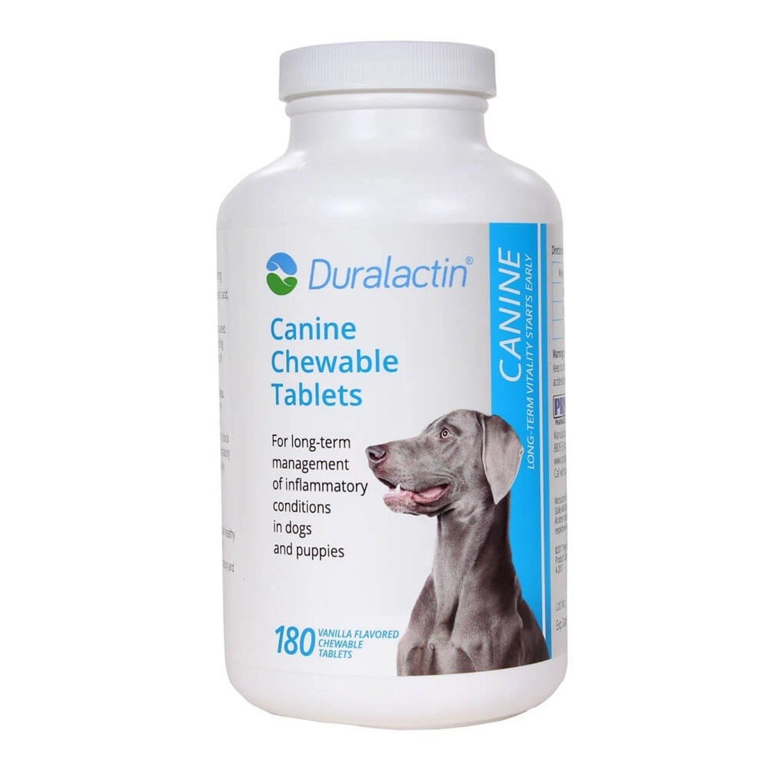 Duralactin Canine 180 Chewable Tablets