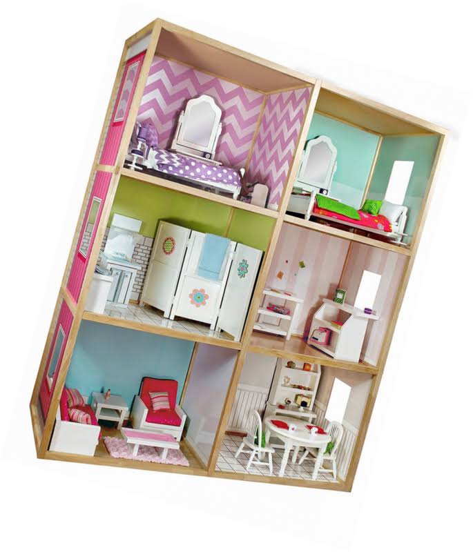 My Girl&s Dollhouse for 18& Dolls, Modern Style - Image 5