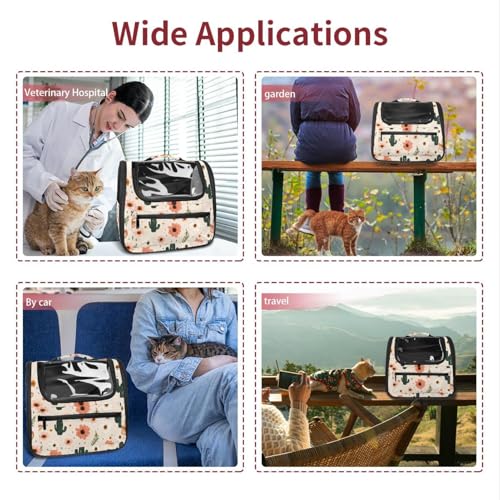 Halloween Pet Carrier Airline Approved Pet Carrier Bag Dog Carrier for Small Medium Cats Dogs Puppies Kitten - Image 13