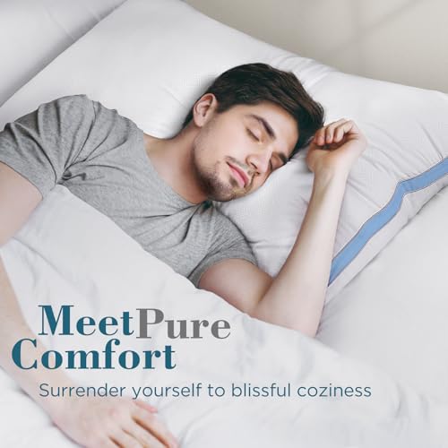 viewstar Bed Pillows King Size Set of 2, Hotel Quality, Down Alternative Big Pillow for Back, Stomach or Side Sleepers, Firm - Image 77
