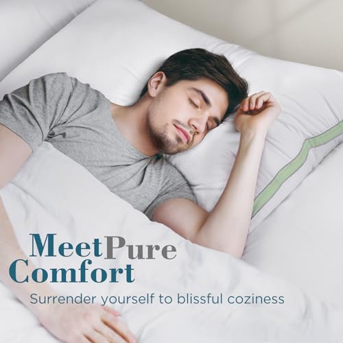 viewstar Bed Pillows King Size Set of 2, Hotel Quality, Down Alternative Big Pillow for Back, Stomach or Side Sleepers, Firm - Image 126