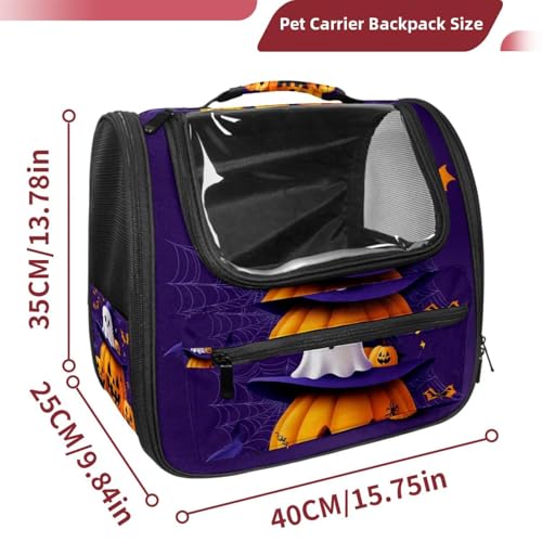 Halloween Pet Carrier Airline Approved Pet Carrier Bag Dog Carrier for Small Medium Cats Dogs Puppies Kitten - Image 117