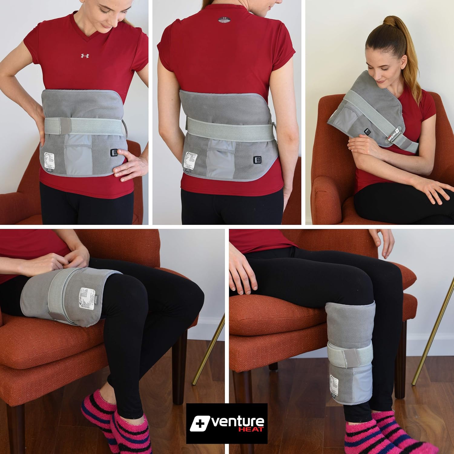 36 x 24 Venture Heat Far Infrared Deep Heating Pad for Injury Recovery and Pain Relief, 10 Hour Shutoff Ultra-Soft Deep Tissue Electric Therapeutic Device (Half Length) - Image 14
