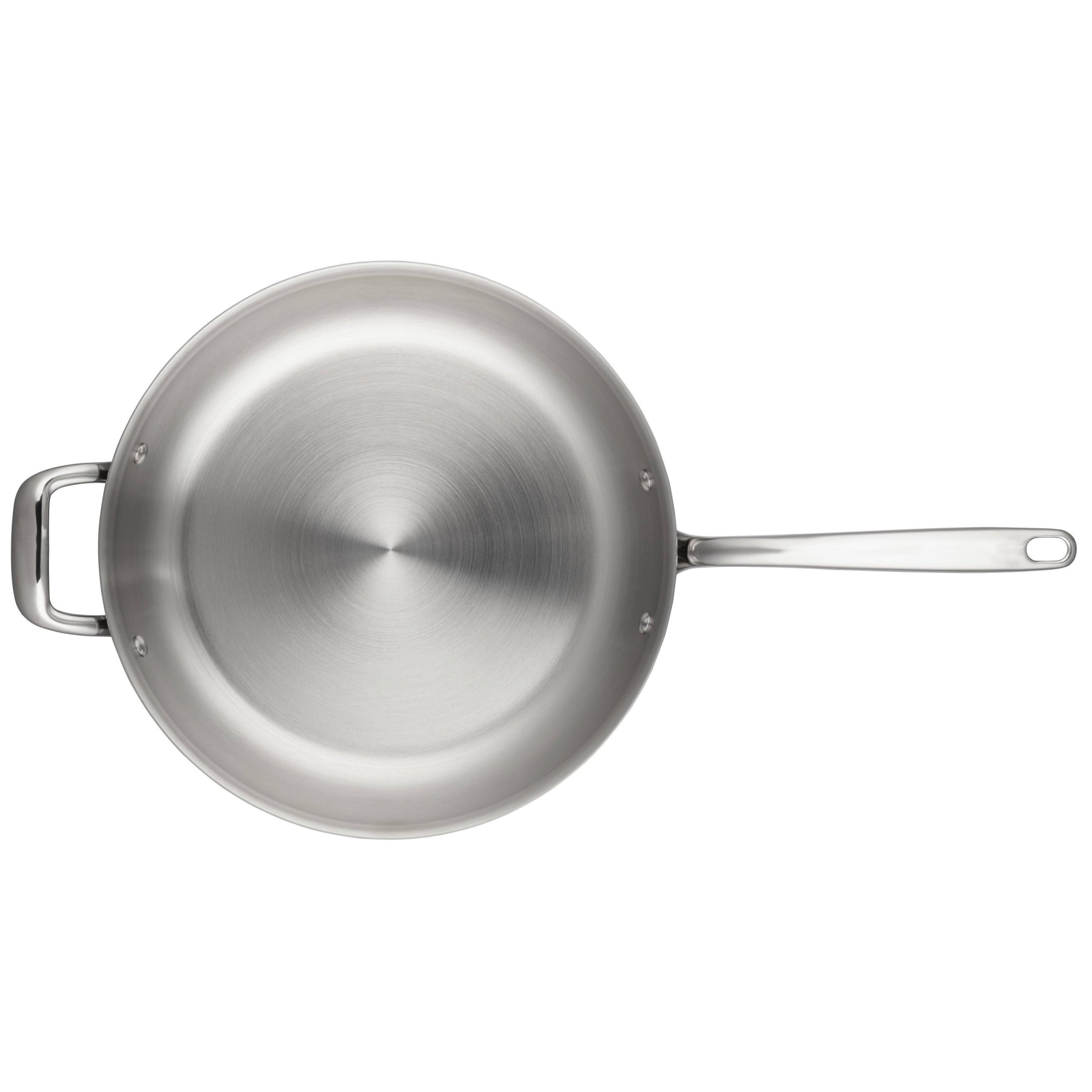 Breville Thermal Pro 12.5×22 Clad Stainless Steel Fry Pan with Helper Handle - Image 2