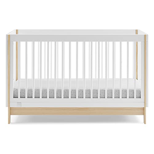 GAP babyGap Tate 4-in-1 Convertible Crib – Greenguard Gold Certified, Bianca White/Natural - Image 22