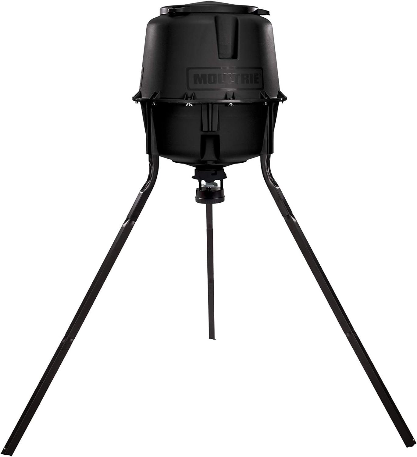 Moultrie 30 Gallon Spin Cast Deer Feeder Tripod 200 Pound Capacity Molded Plastic Tools-Free Assembly - Image 3