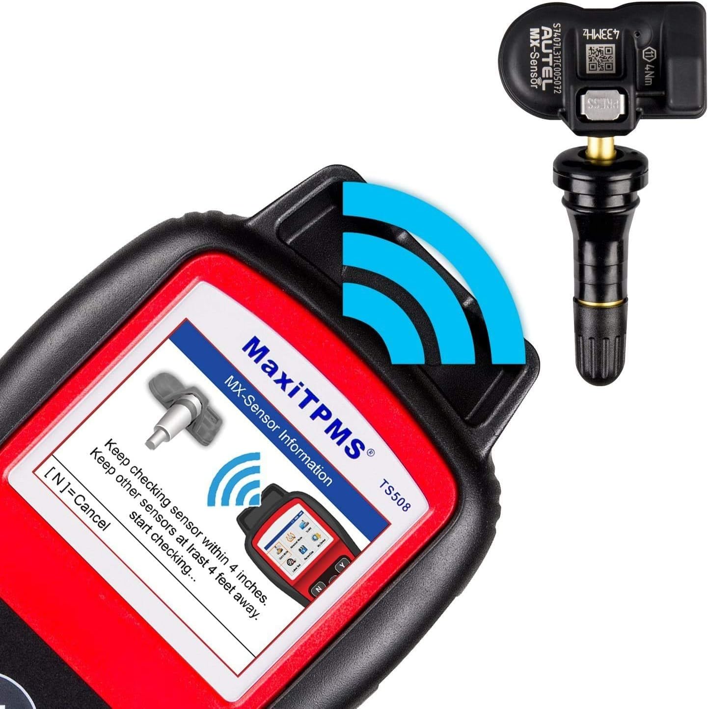 Autel MaxiTPMS TS508 with Free Screen Wiper Relearn Tool TPMS Programming TPMS Reset Sensor Activation Key Fob Testing Relearn by OBD Tire Type/Pressure Selection Advanced TS408 - Image 5