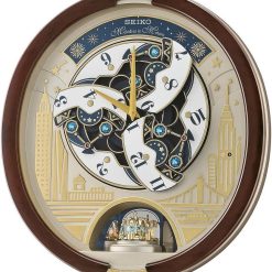 Alternative view of SEIKO Swarovski Melody in Motion Wall clock-2019 edition-QXM382BRH