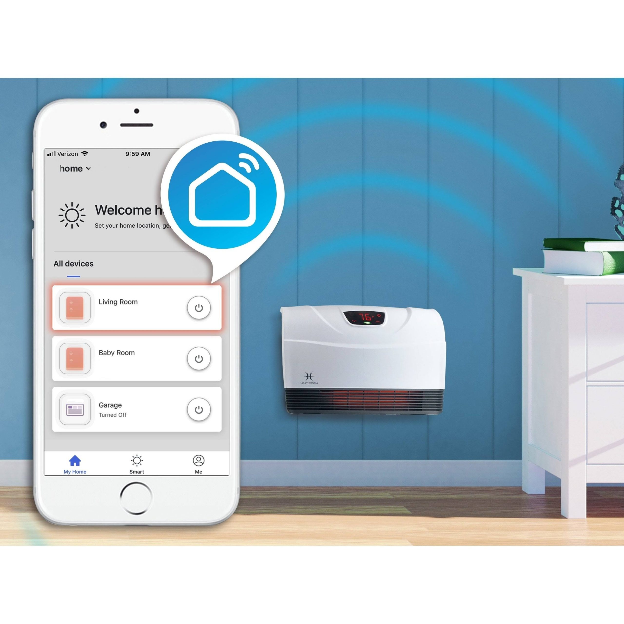 Heat Storm Phoenix Wall Heater W WiFi - Image 3