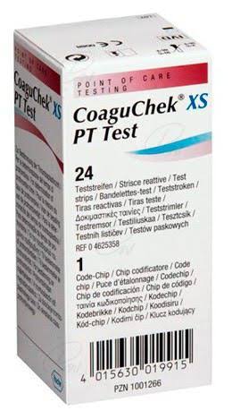 Roche PT CoaguChek Xs Test Strips 24
