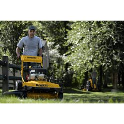 Alternative view of DEWALT DW33 33 in. 344 cc OHV Briggs and Stratton Electric Start Engine Wide-Area Gas Walk Behind Lawn Mower DXGMW33344R