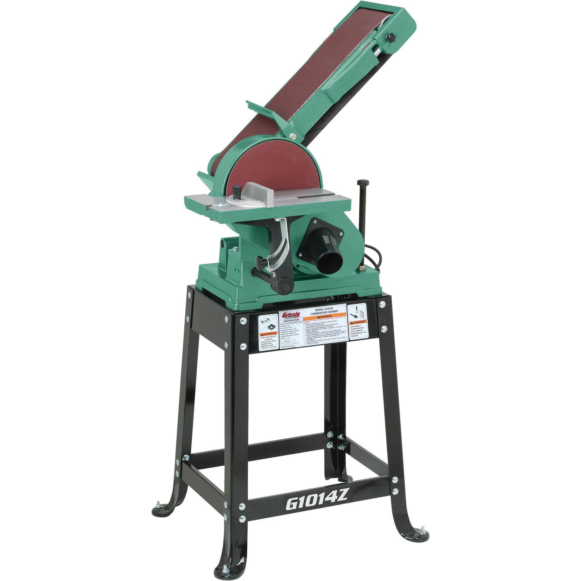 Grizzly G1014Z Combination Sander 6 x 48 Belt 9 Disc Z Series