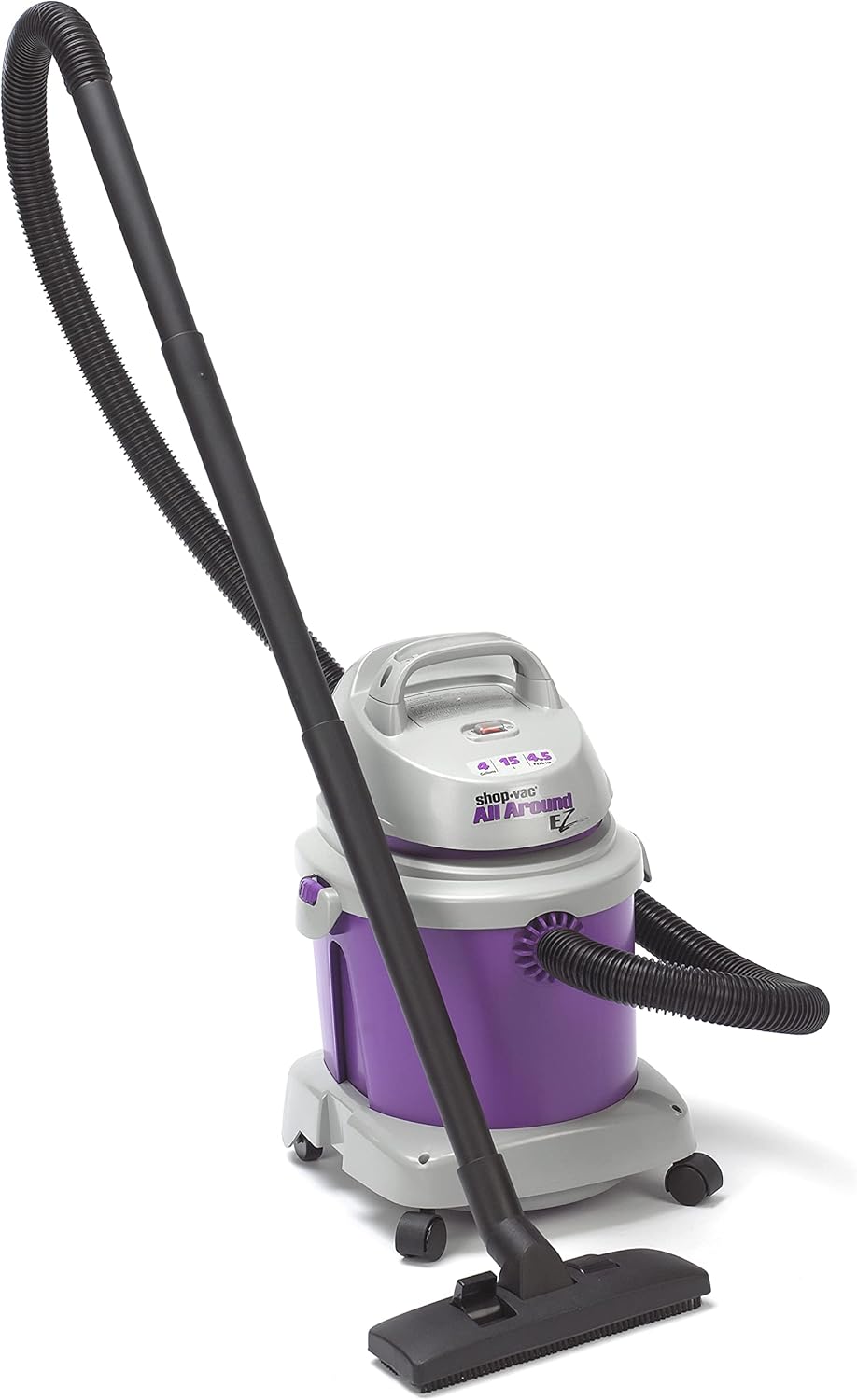 Shop-Vac 5895400 4.5-Peak Horsepower AllAround EZ Series Wet/Dry Vacuum, 4-Gallon,Grape/Gray - Image 2