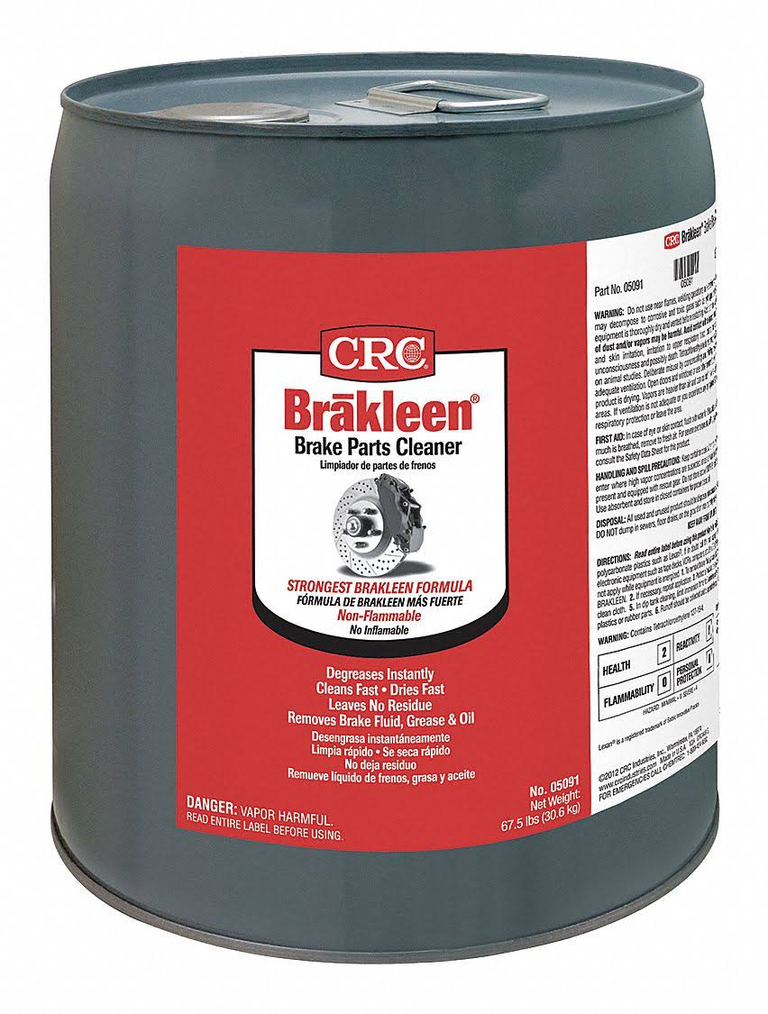 CRC 05091 Brakleen Brake Parts Cleaner, 5 gal