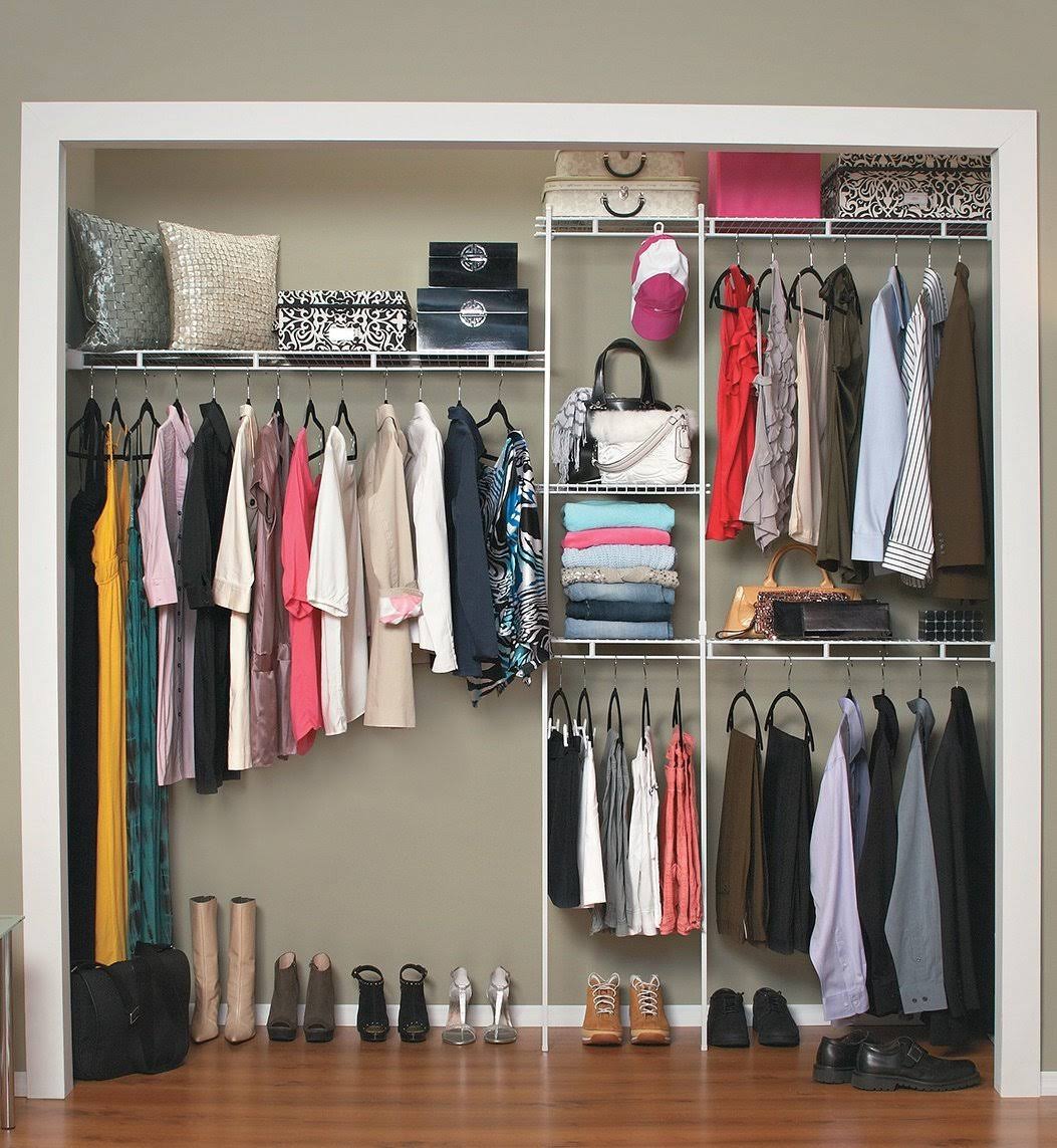 Closetmaid 1628 5ft. to 8 ft. Closet Organizer Kit White - Image 3