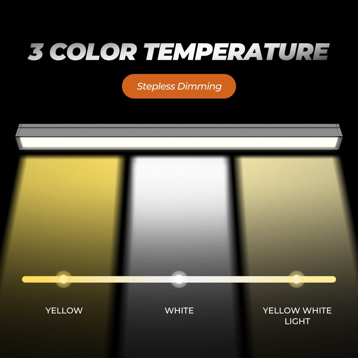 BOLOWEI 22?? LED Piano Lamp, 10W Professional Piano Light with Clamp – Eyes-Care, 3 Color Modes, Stepless Dimming, Great for Grand Piano Music Stand Light - Image 4