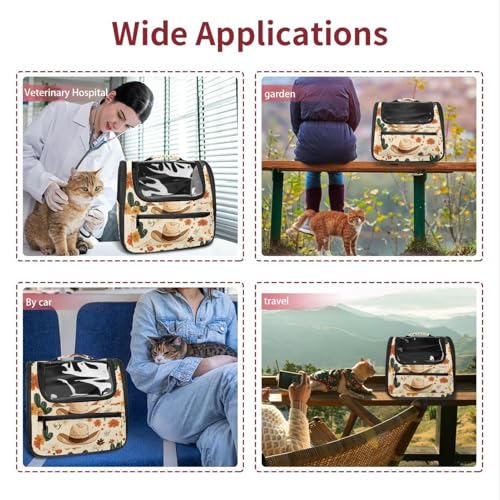 Halloween Pet Carrier Airline Approved Pet Carrier Bag Dog Carrier for Small Medium Cats Dogs Puppies Kitten - Image 51